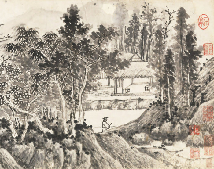 artist, Shen Zhou, landscape