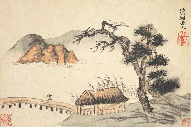 artist, landscape, Shi Tao, Shitao
