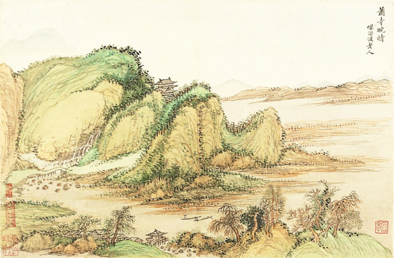 artist, landscape, Wang Hui