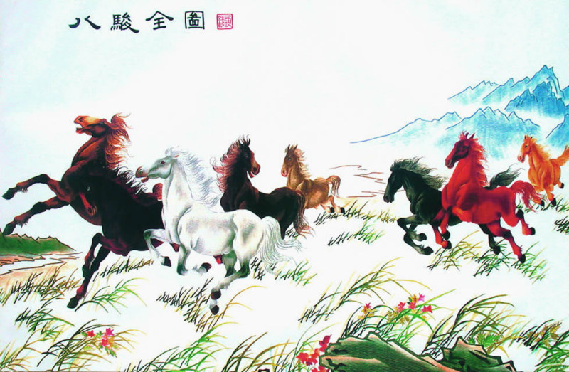 artist, horse, Xu Beihong