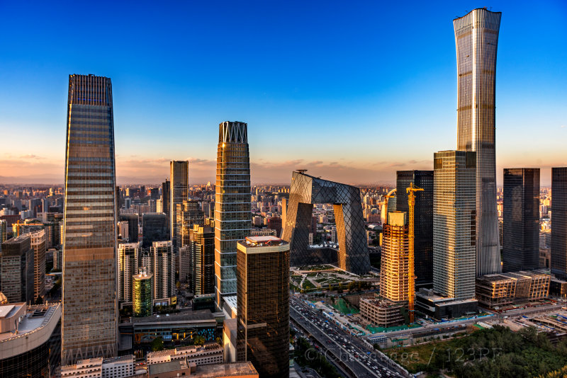 Beijing, skyscraper, modern architecture