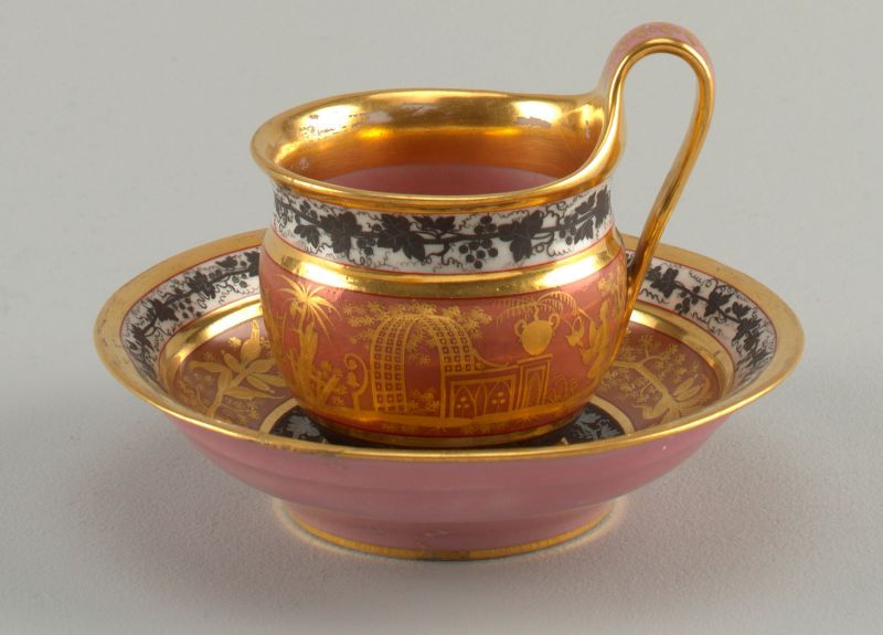 chinoiserie, cup and saucer