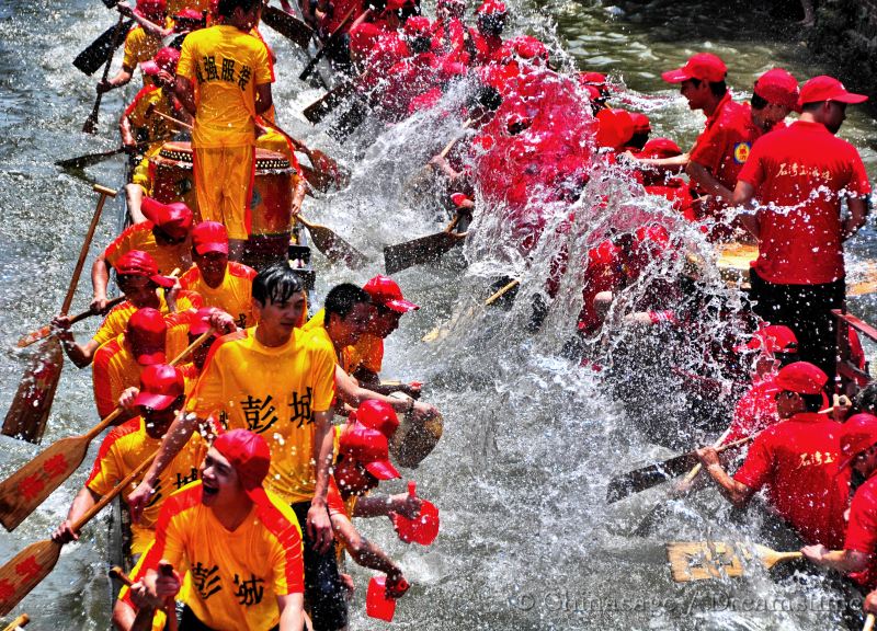 Dragon boat festival, Foshan, Guangdong, people