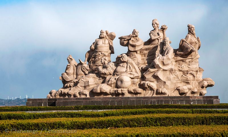 deity, eight immortals, Shandong, Penglai