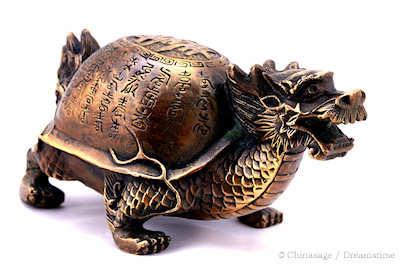 feng shui, turtle, tortoise, calligraphy