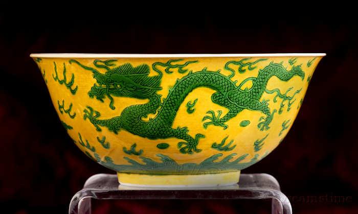 Qing dynasty, porcelain, dragon