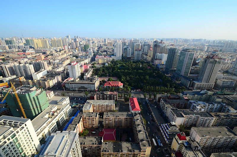 Heilongjiang, Harbin, modern housing, view