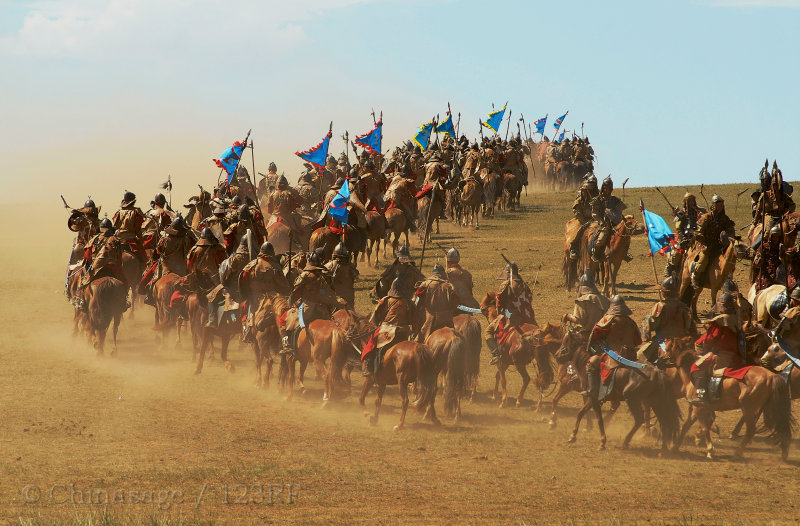 Mongolia, people, army
