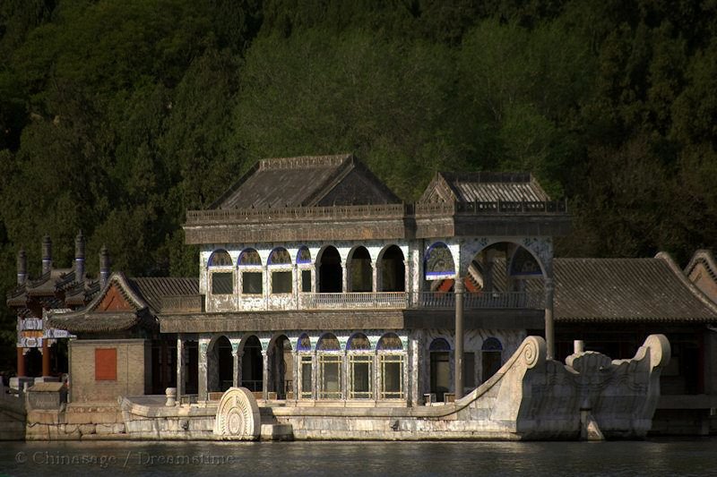 Qing dynasty, Beijing, boat, Cixi
