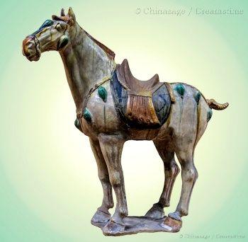 Tang dynasty, horse, sculpture