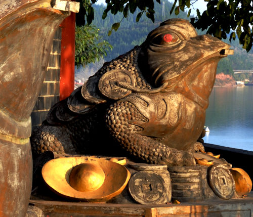 toad, Zhouzi, sculpture