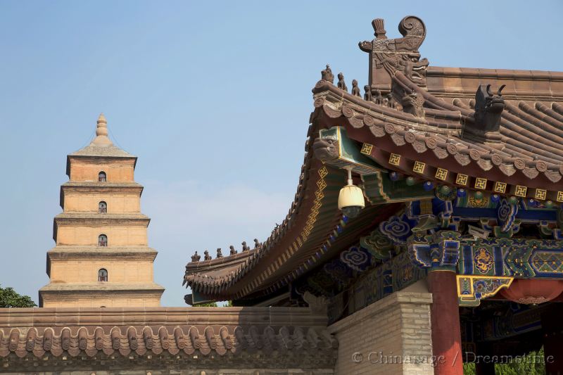 Xian, pagoda, arhcitecture, Shaanxi