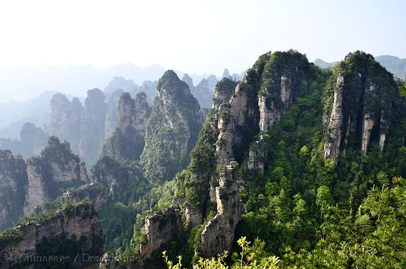 Hunan, mountains, landform, view